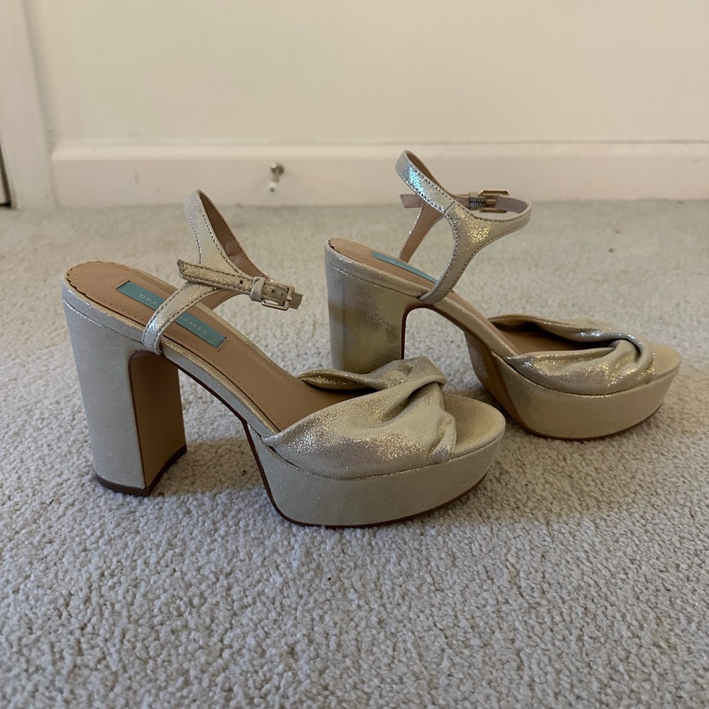Draper James Paloma Heel Gold